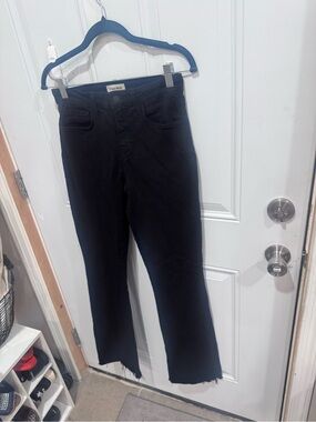L'AGENCE Black High-Rise Flare Jeans size 25